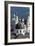 Rooftop View of the Baroque Church Domes and Spires of Salzburg, Austria-Julian Castle-Framed Photo