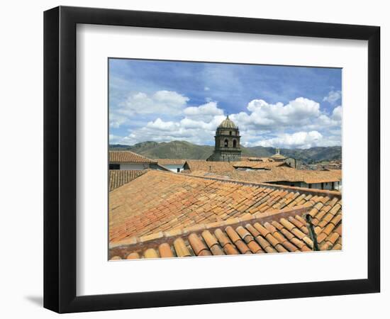 Rooftops and Cusco Cathedral, Cusco, Peru-Miva Stock-Framed Photographic Print