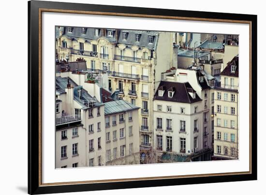 Rooftops and Love Songs-Irene Suchocki-Framed Giclee Print