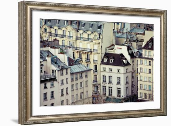 Rooftops and Love Songs-Irene Suchocki-Framed Giclee Print