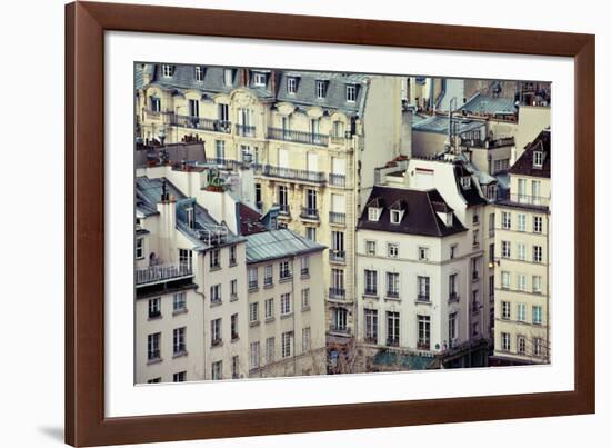 Rooftops and Love Songs-Irene Suchocki-Framed Giclee Print