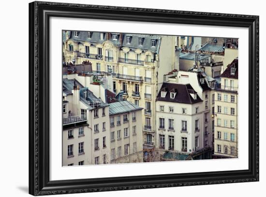 Rooftops and Love Songs-Irene Suchocki-Framed Giclee Print