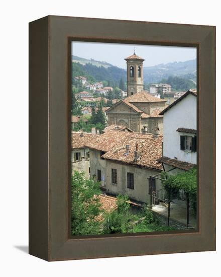 Rooftops, Dogliani, the Langhe, Piedmont, Italy-Sheila Terry-Framed Premier Image Canvas