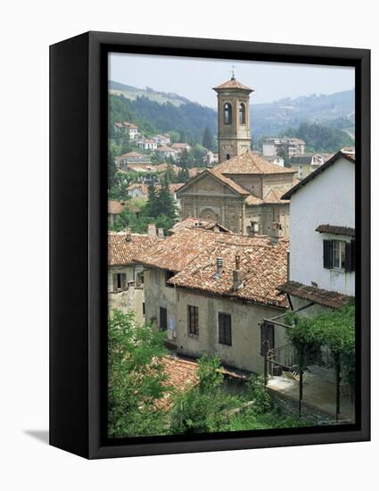 Rooftops, Dogliani, the Langhe, Piedmont, Italy-Sheila Terry-Framed Premier Image Canvas