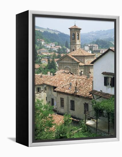 Rooftops, Dogliani, the Langhe, Piedmont, Italy-Sheila Terry-Framed Premier Image Canvas