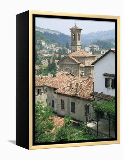 Rooftops, Dogliani, the Langhe, Piedmont, Italy-Sheila Terry-Framed Premier Image Canvas