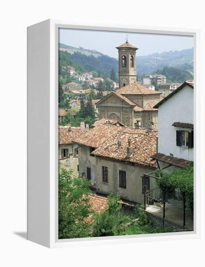 Rooftops, Dogliani, the Langhe, Piedmont, Italy-Sheila Terry-Framed Premier Image Canvas