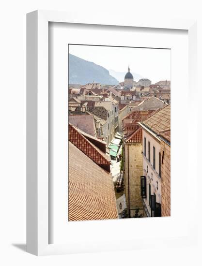 Rooftops - Dubrovnik, Croatia-Laura DeNardo-Framed Photographic Print