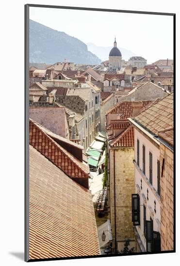 Rooftops - Dubrovnik, Croatia-Laura DeNardo-Mounted Photographic Print