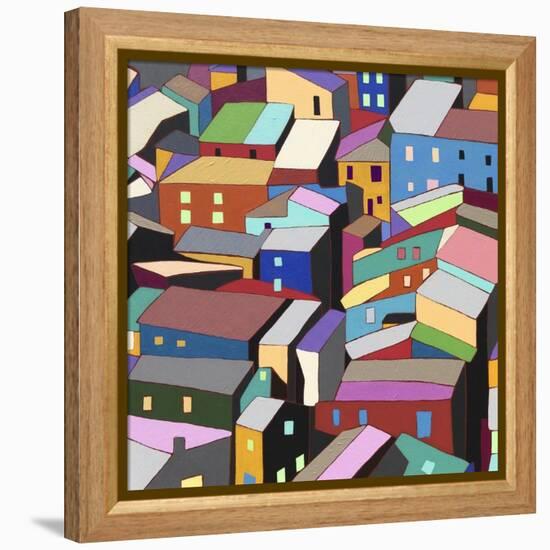 Rooftops I-Nikki Galapon-Framed Stretched Canvas