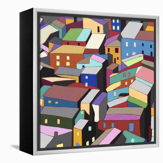 Rooftops I-Nikki Galapon-Framed Stretched Canvas