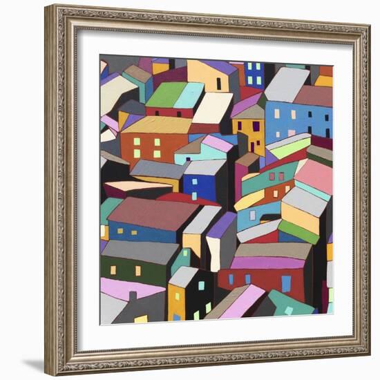 Rooftops I-Nikki Galapon-Framed Art Print