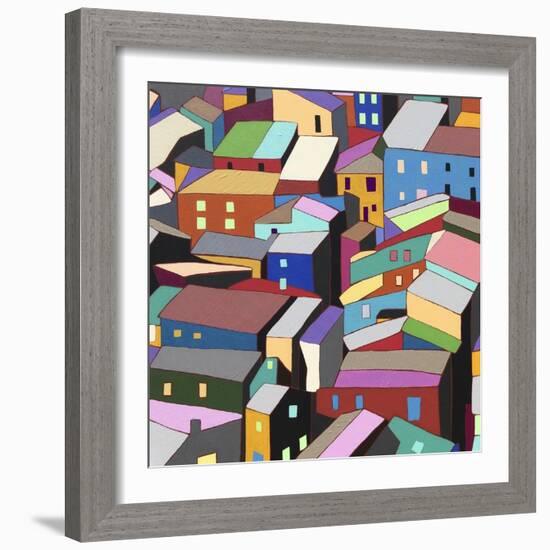 Rooftops I-Nikki Galapon-Framed Art Print