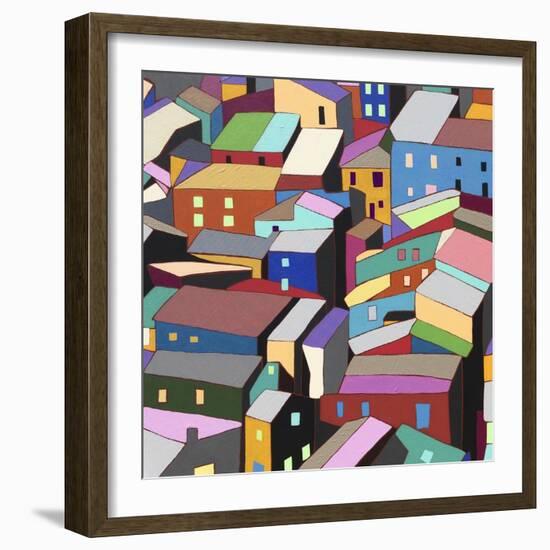 Rooftops I-Nikki Galapon-Framed Art Print