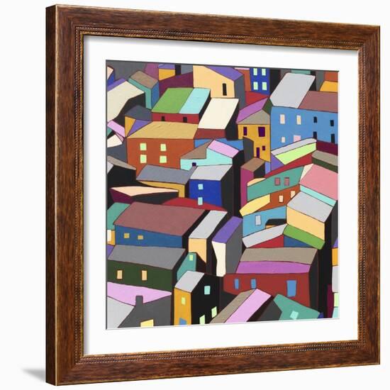 Rooftops I-Nikki Galapon-Framed Art Print