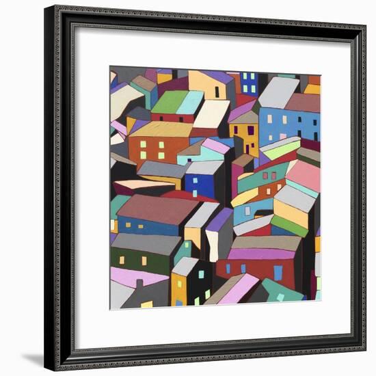 Rooftops I-Nikki Galapon-Framed Art Print