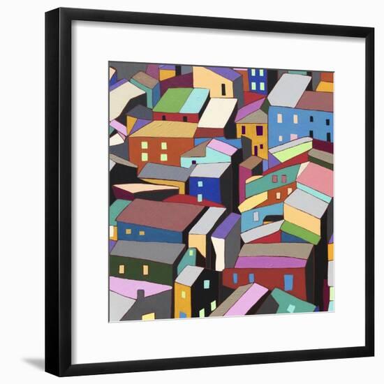 Rooftops I-Nikki Galapon-Framed Art Print