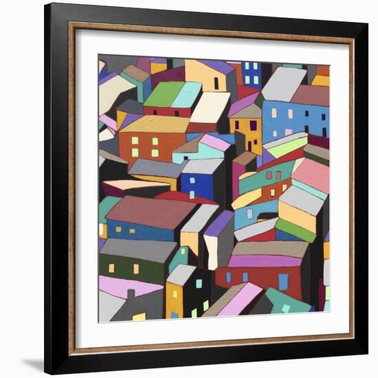 Rooftops I-Nikki Galapon-Framed Art Print