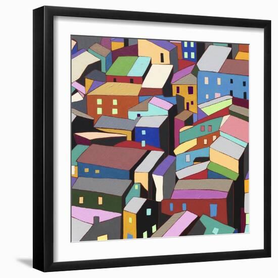 Rooftops I-Nikki Galapon-Framed Art Print