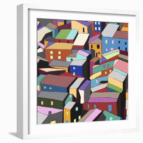 Rooftops I-Nikki Galapon-Framed Art Print