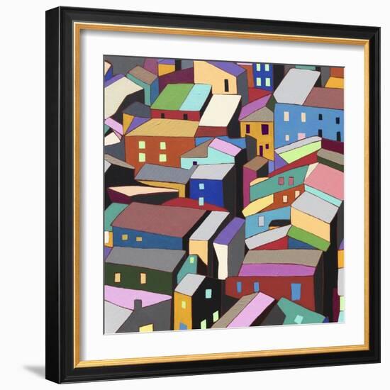 Rooftops I-Nikki Galapon-Framed Art Print