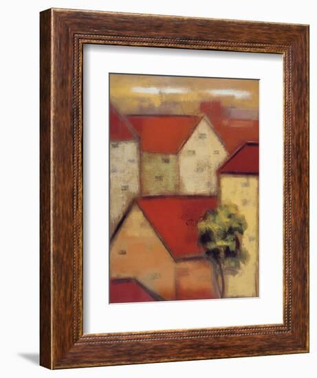 Rooftops II-Eric Balint-Framed Art Print