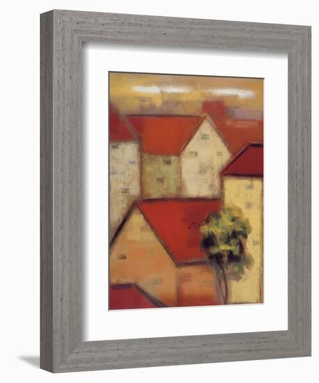 Rooftops II-Eric Balint-Framed Art Print