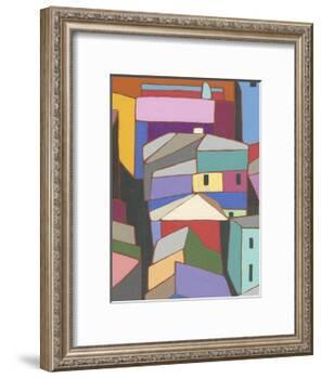 Rooftops in Color IX-Nikki Galapon-Framed Art Print