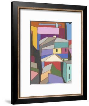Rooftops in Color IX-Nikki Galapon-Framed Art Print