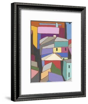 Rooftops in Color IX-Nikki Galapon-Framed Art Print