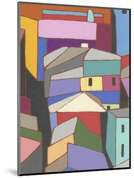 Rooftops in Color IX-Nikki Galapon-Mounted Art Print