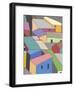 Rooftops in Color VII-Nikki Galapon-Framed Art Print