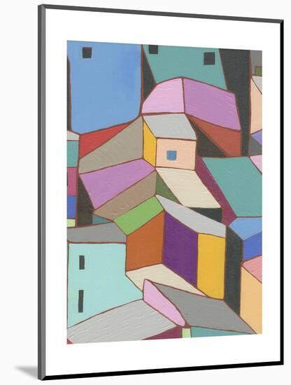 Rooftops in Color VIII-Nikki Galapon-Mounted Art Print