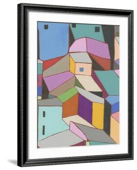 Rooftops in Color VIII-Nikki Galapon-Framed Art Print
