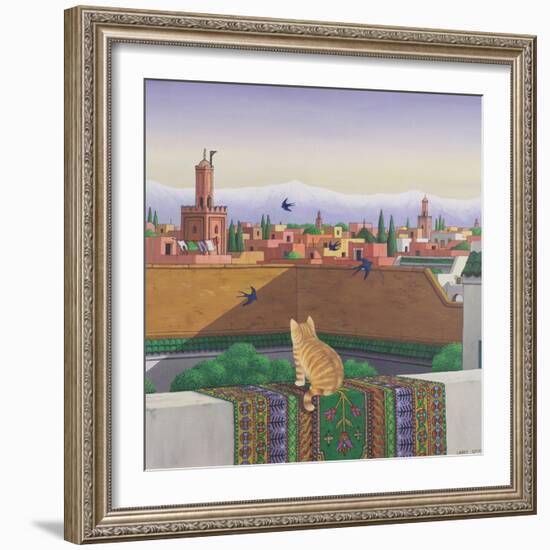 Rooftops in Marrakesh, 1989-Larry Smart-Framed Giclee Print