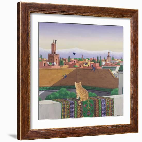 Rooftops in Marrakesh, 1989-Larry Smart-Framed Giclee Print