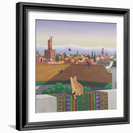 Rooftops in Marrakesh, 1989-Larry Smart-Framed Giclee Print