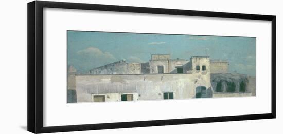 Rooftops in Naples, 18th Century-Thomas Jones-Framed Giclee Print