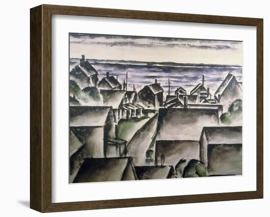 Rooftops in Provincetown, c.1930-Nancy Ferguson-Framed Giclee Print