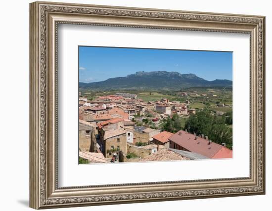 Rooftops in San Vicente De La Sonsierra, La Rioja, Spain, Europe-Martin Child-Framed Photographic Print