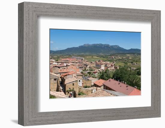 Rooftops in San Vicente De La Sonsierra, La Rioja, Spain, Europe-Martin Child-Framed Photographic Print