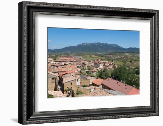 Rooftops in San Vicente De La Sonsierra, La Rioja, Spain, Europe-Martin Child-Framed Photographic Print