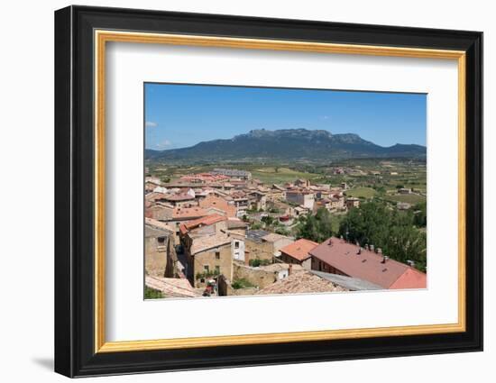 Rooftops in San Vicente De La Sonsierra, La Rioja, Spain, Europe-Martin Child-Framed Photographic Print