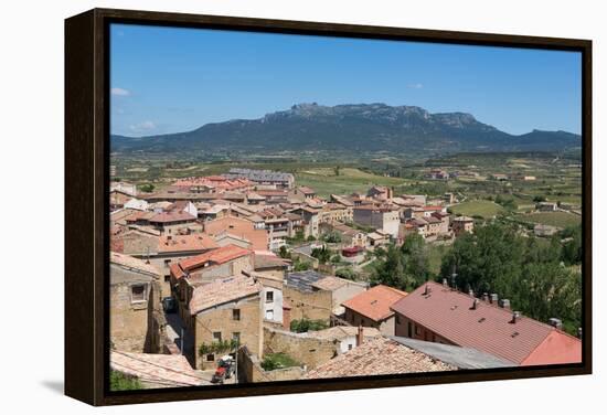 Rooftops in San Vicente De La Sonsierra, La Rioja, Spain, Europe-Martin Child-Framed Premier Image Canvas