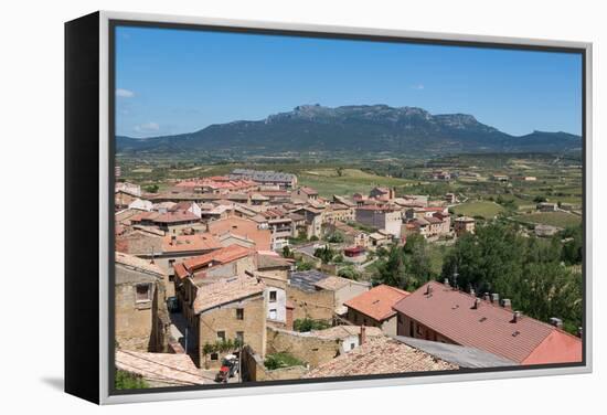 Rooftops in San Vicente De La Sonsierra, La Rioja, Spain, Europe-Martin Child-Framed Premier Image Canvas