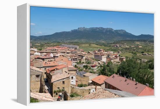 Rooftops in San Vicente De La Sonsierra, La Rioja, Spain, Europe-Martin Child-Framed Premier Image Canvas