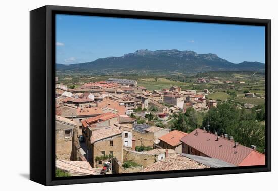 Rooftops in San Vicente De La Sonsierra, La Rioja, Spain, Europe-Martin Child-Framed Premier Image Canvas