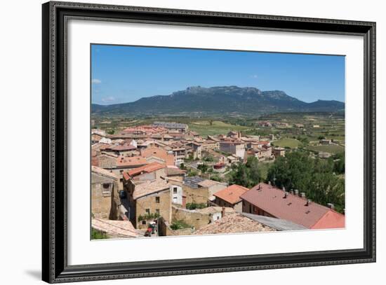 Rooftops in San Vicente De La Sonsierra, La Rioja, Spain, Europe-Martin Child-Framed Photographic Print