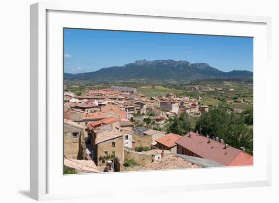 Rooftops in San Vicente De La Sonsierra, La Rioja, Spain, Europe-Martin Child-Framed Photographic Print