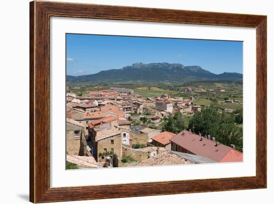 Rooftops in San Vicente De La Sonsierra, La Rioja, Spain, Europe-Martin Child-Framed Photographic Print